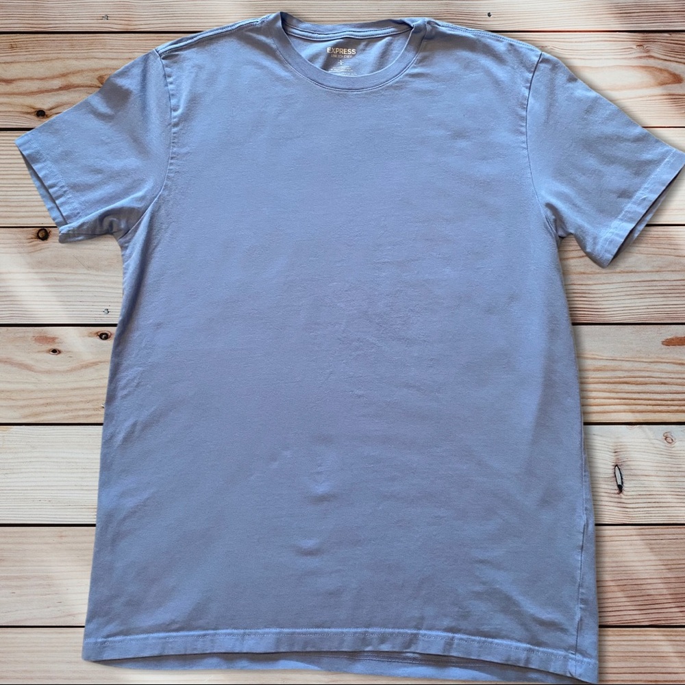 Men’s Express Blue Short Sleeve Stretch Crew